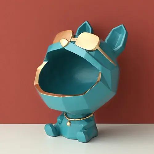 Sculpture en résine pour chien