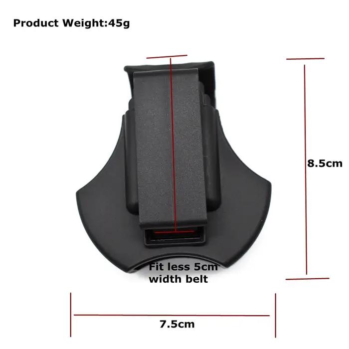 Etui de Manchette Supérieur Ouvert de Chasse Tactique Redhunt Main Droite en Nylon pour Menottes Standard de Ceinture Occasions Spéciales Chasseurs