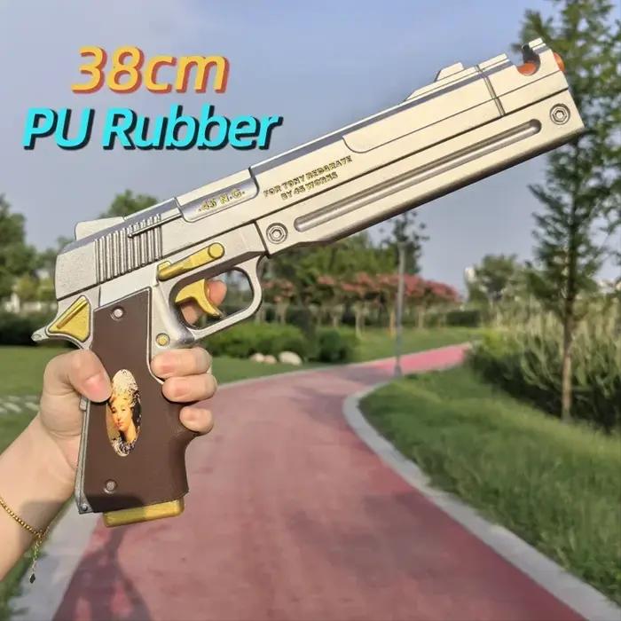1:1 Cosplay DMC Dante Gun mis à jour Ver. Revolvers en ébène blanc ivoire