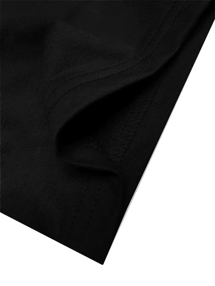 T-shirt pour homme de style japonais, imprimé grue, col rond, manches courtes, en polyester, avec dé