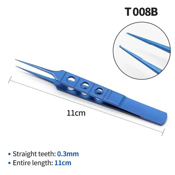 Pince ophtalmique en titane de 11cm