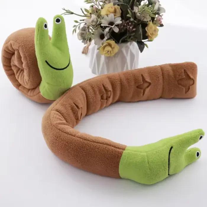 Jouets pour animaux de compagnie en forme d'escargot pour chiens et chats