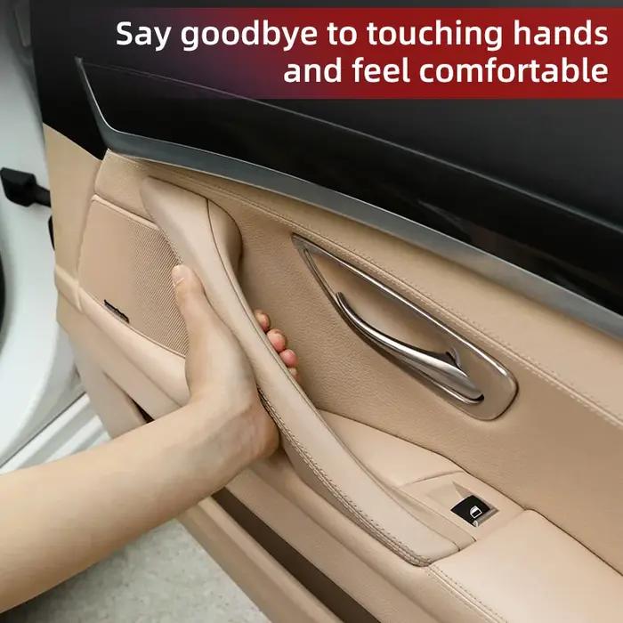 Pour BMW 2011-2017 5 séries F10 F18 F11 poignée de porte de voiture panneau protecteur tirer revêtem