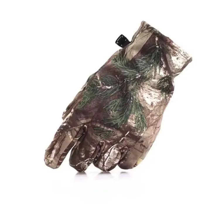 Gants de chasse camouflage bionique hiver imperméables anti-dérapage pour pêche et équitation unisex