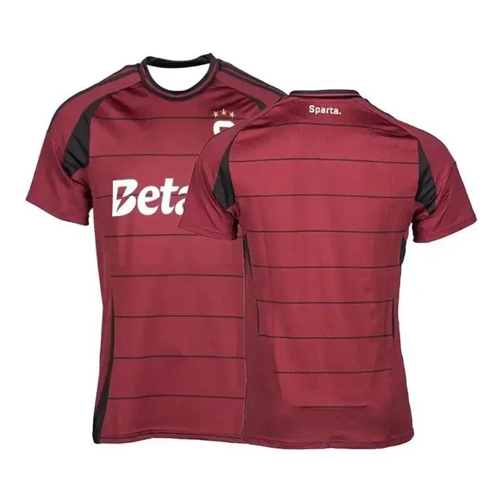 Maillot d'entraînement équipe de football République tchèque design 3D polyester confortable été décontracté pour hommes occasions sportives