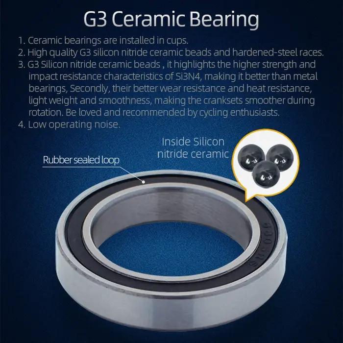 Support de pédalier de vélo en céramique KACTUS BB T47-DUB, largeur 86.5mm, pour manivelle SRAM DUB,