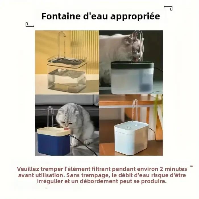Ensemble de cartouches filtrantes pour fontaine d'eau