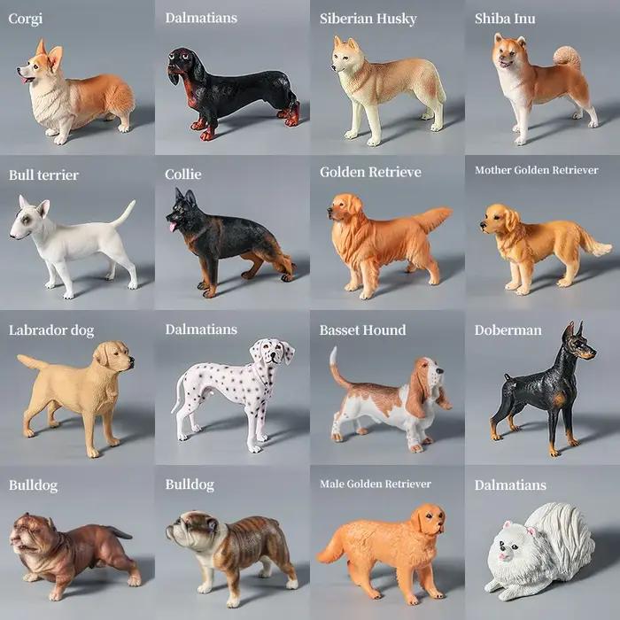 Nouvelle collection de figurines d'animaux de compagnie : modèles de chiots Husky