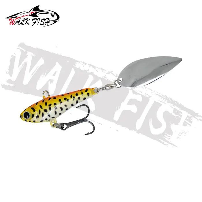 WALK FISH 1 pièces leurre de pêche tête plombée poisson 20g VIB cuillères de Rotation