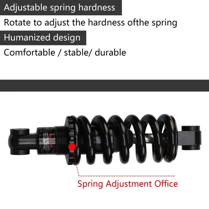 Ressort Hélicoïdal de Suspension de Vélo, Amortisseur Arrière, 125mm, 150mm, 165mm, 190mm