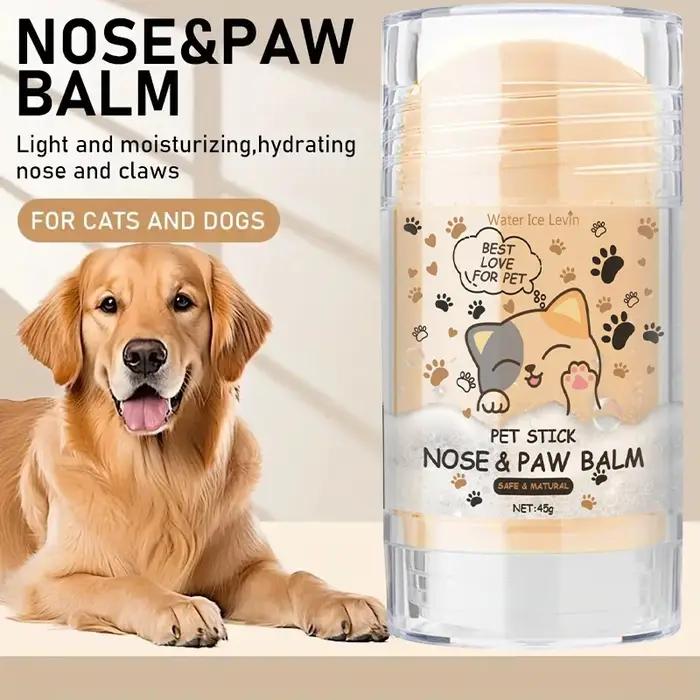 Baume pour le nez et les pattes des chiens et chats gel hydratant réparation des peaux sèches gercées usage quotidien occasions spéciales