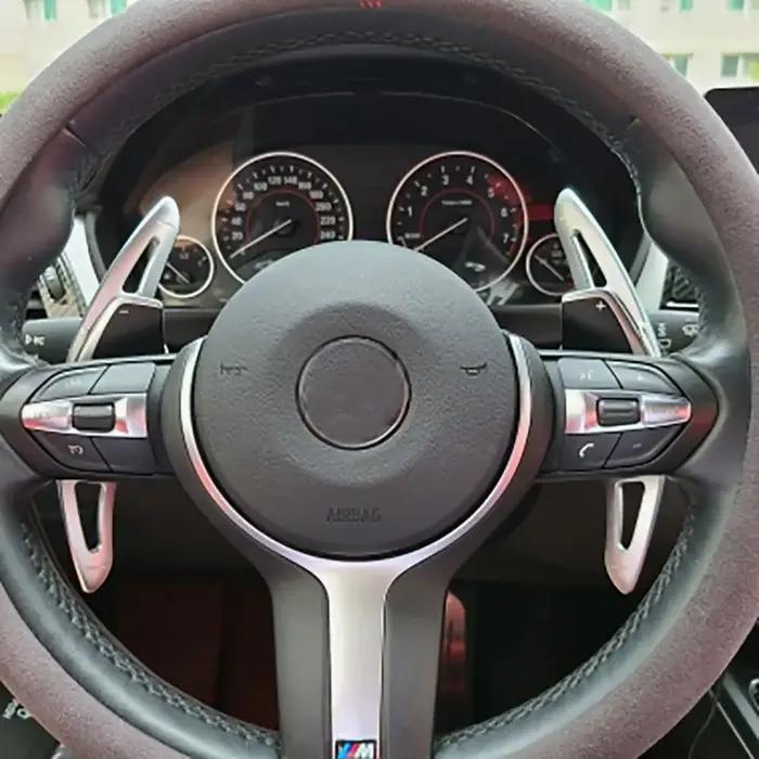 Paire d'extension de levier de vitesse pour volant de voiture, en aluminium, pour BMW F30 F31 F32 F1