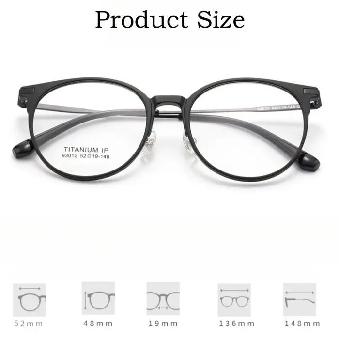 YIMARUILI 1 + 4 lunettes à clipser magnétiques rondes rétro pour hommes et femmes TR90 monture de lu