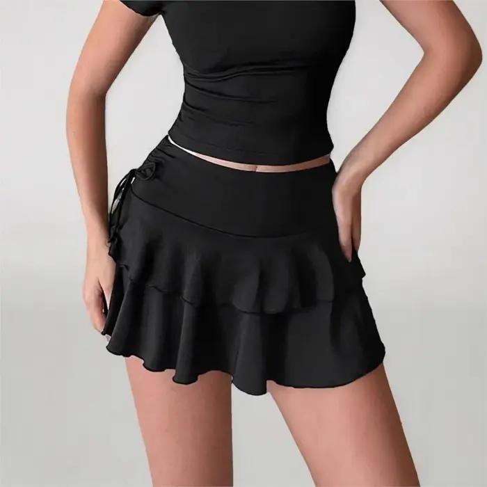 Vêtements pour femmes, jupe de style haut de gamme pour femmes, décontractée, polyvalente, pour le travail, été