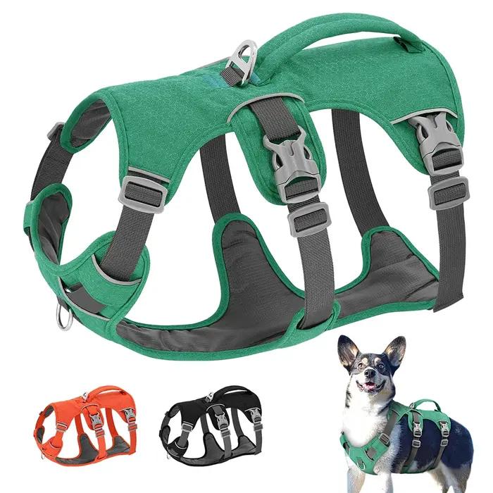 HarNISSAN-SFP Casting pour chien de compagnie en nylon, glaçure durable, poignée réglable, petit, moyen, grand chien, marche bouledogue