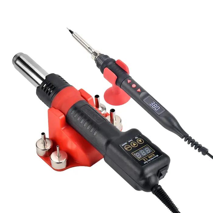 JCD pistolet à Air chaud 8208 Micro Station de soudage de retouche LCD sèche-cheveux numérique