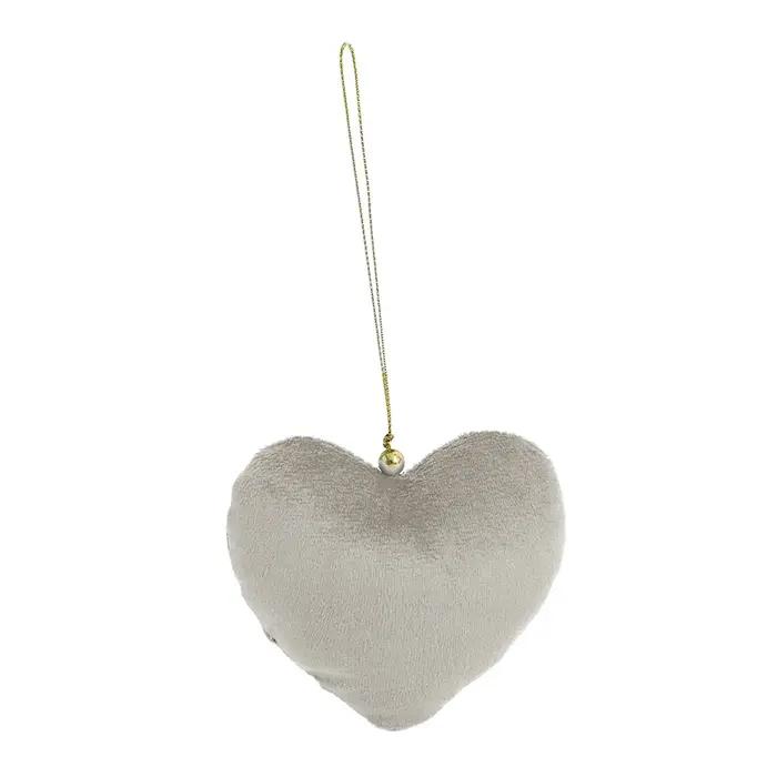 Cœurs en velours tissu uni pour décoration intérieure luxe noël saint valentin cadeaux mariage occasions spéciales