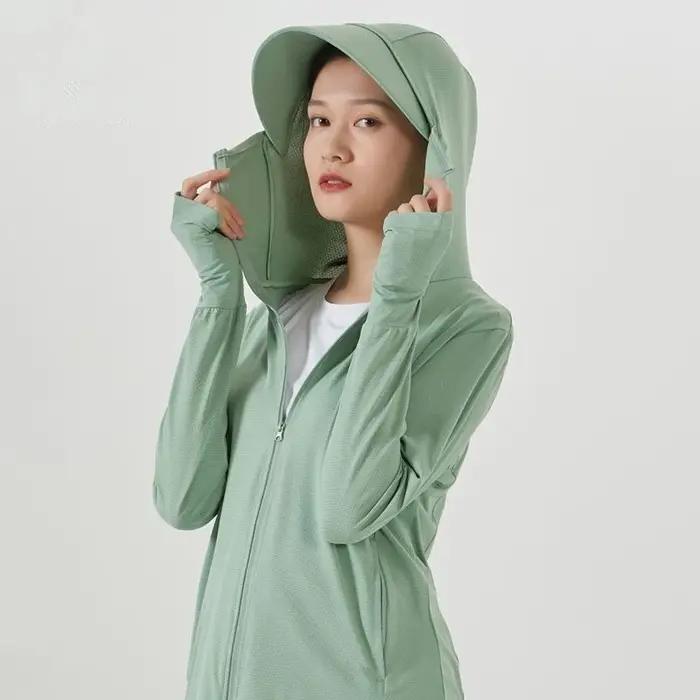Vêtements de pêche d'été pour femmes protection solaire anti-uv upf 50+ respirants randonnée sports de plein air maillot de pêche