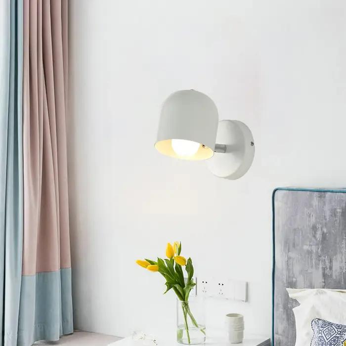 Applique Murale en Fer au Design Moderne Simple, Luminaire Décoratif d'Nik, Idéal pour une Chambre à