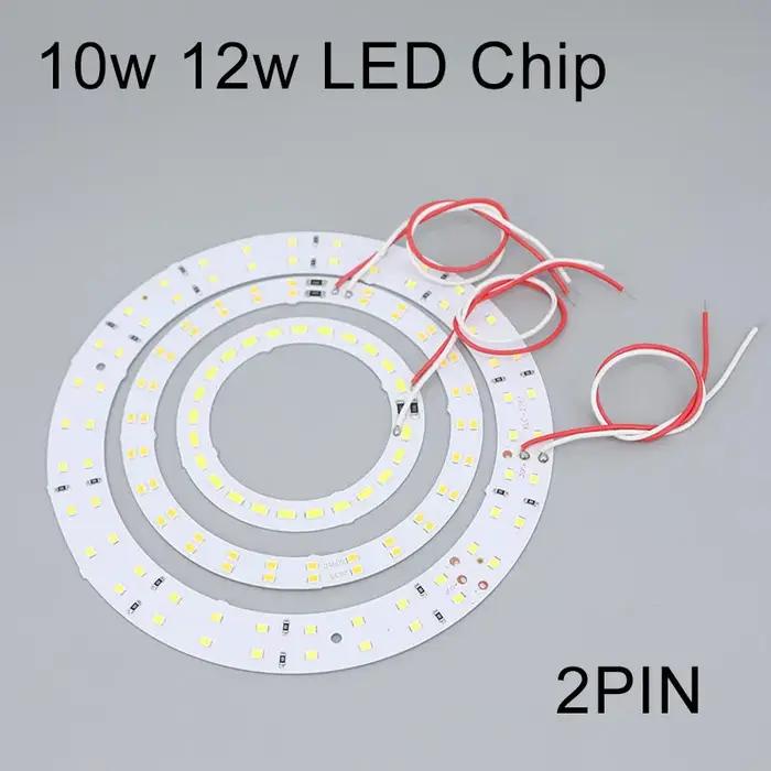 10w 12w LED anneau puce perle lumières fil plomb 5V conseil ampoule Source de lumière Dia 78mm 112mm