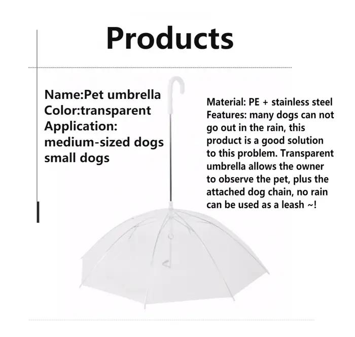 Laisse de parapluie pour animaux de compagnie