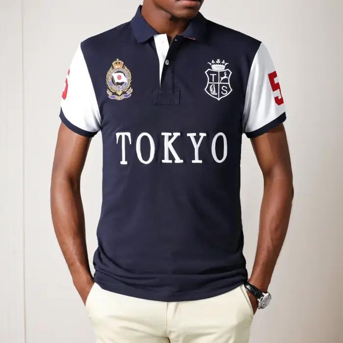 Polo de Styliste à Manches Courtes pour Homme