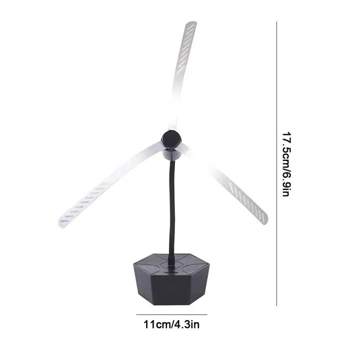 Ventilateur anti-mouches pour tables avec pales holographiques – Éloigne les mouches des aliments