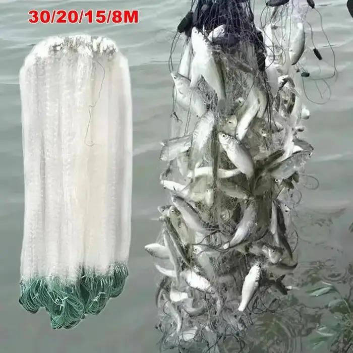 NOUVEAU Filet de pêche en nylon monofilament 8/15/20/30M