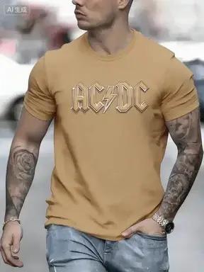 T-shirt unisexe 2025, t-shirt noir à col rond