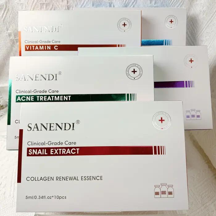 Produit de soin coréen pour la peau, série Sanendi AQUA, Essence VC, apaisant, hydratant et nourriss