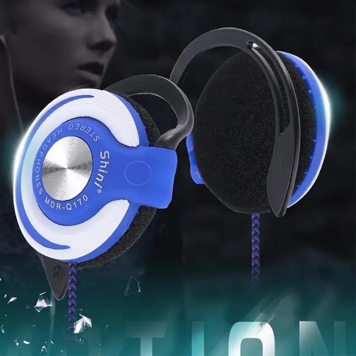 Écouteurs filaires avec crochet d'oreille réglable, casque HiFi RapBass, casque supra-auriculaire, écouteurs de musique, régularise le téléphone 3, MP4, 3.5mm