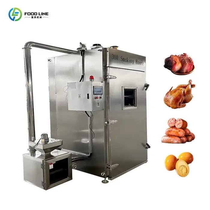 Camion fumoir électrique, équipement de fumage commercial et industriel pour l'utilisation en usine de transformation de viande