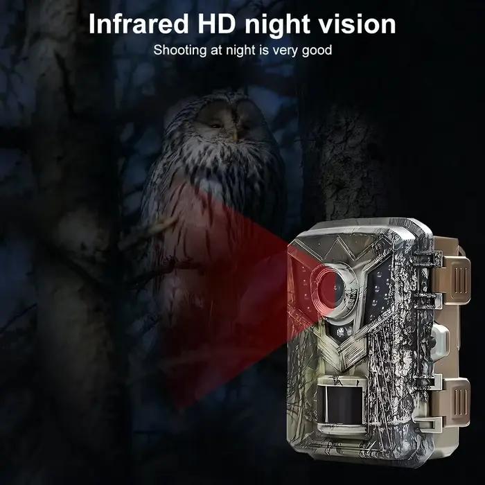 Mini Caméra de Chasse HD Vision Nocturne Infrarouge 940nm Surveillance Faune Environnement Occasions Spéciales