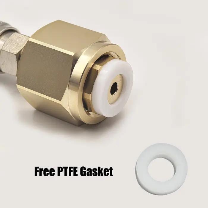 Adaptateur de Station de remplissage de réservoir de dioxyde de carbone HPA CO2, CGA320, G3/4, W21.8