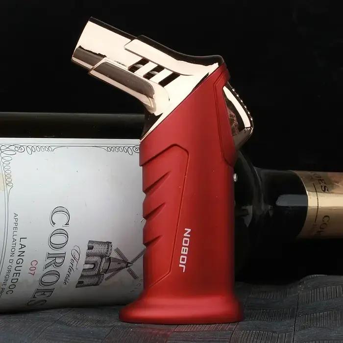 Pistolet pulvérisateur à flamme unique haute puissance torche à jet coupe vent briquet à gaz sécurité camping barbecue activités plein air