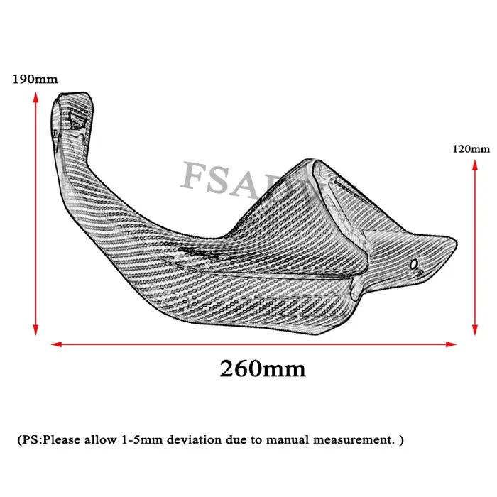 Protège-mains aspect carbone pour BMW Fexecute GS F850GS F execute GS F 850 GS ADV Adventure 2018-20