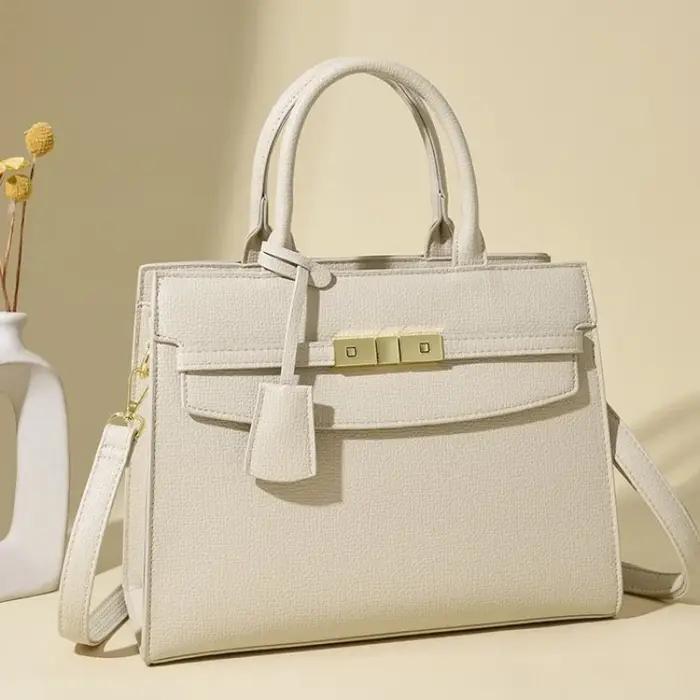 Sac fourre-tout pour femme en cuir de qualité supérieure, haut de gamme, Paris, tendance, look quoti
