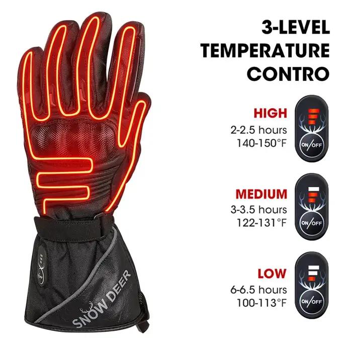 SNOW DEER-Gants de moto d'hiver pour hommes