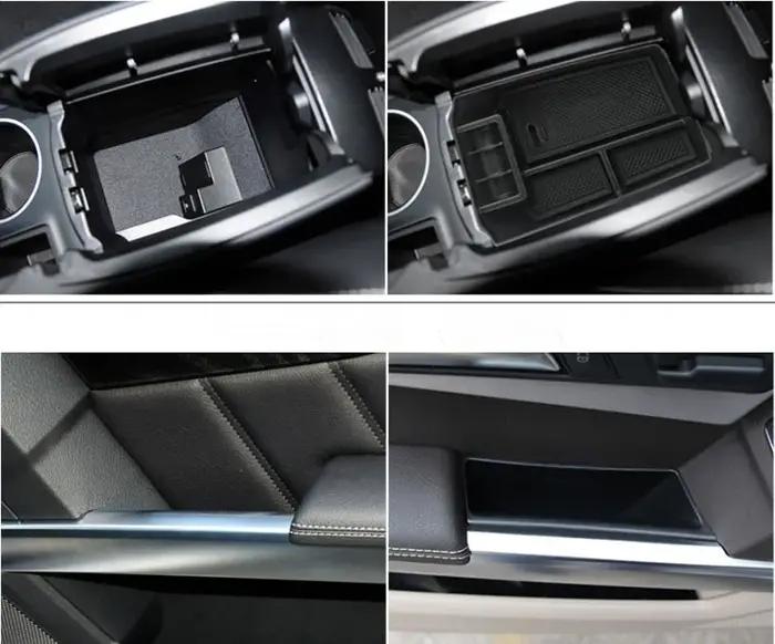 Boîte d'accoudoir Central de voiture + boîte de rangement de porte, support de plateau organisateur