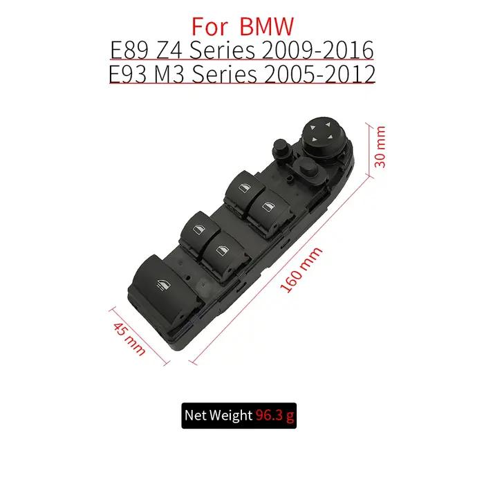 Remplacement du commutateur de commande de vitre électrique principal pour BMW, avant de voiture, E8