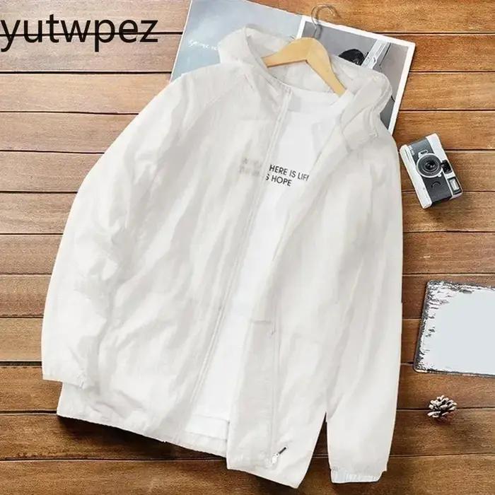 Veste de randonnée d'été pour hommes, protection solaire, à capuche, décontractée, ample, anti-UV, respirante, séchage rapide, pour le cyclisme