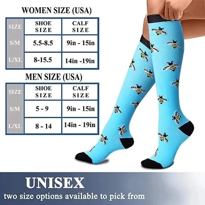 Chaussettes de compression chasse pour varices et œdème - Soutien circulatoire professionnel unisexe