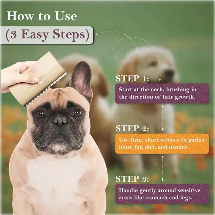 Brosses pour chiens et chevaux pour la perte de poils - Brosse pour toilettage animal - Poils morts et sous-poil éliminés - Kit de toilettage indispensable - Nettoyage de la maison et des meubles