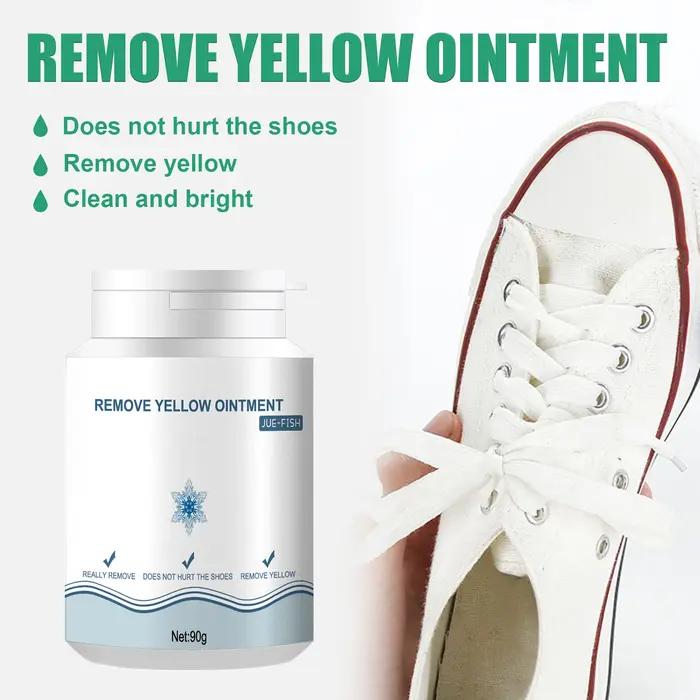 Jue-Fish-Gel jaune pour enlever l'd'effets des chaussures, nettoyage instantané sans SAF