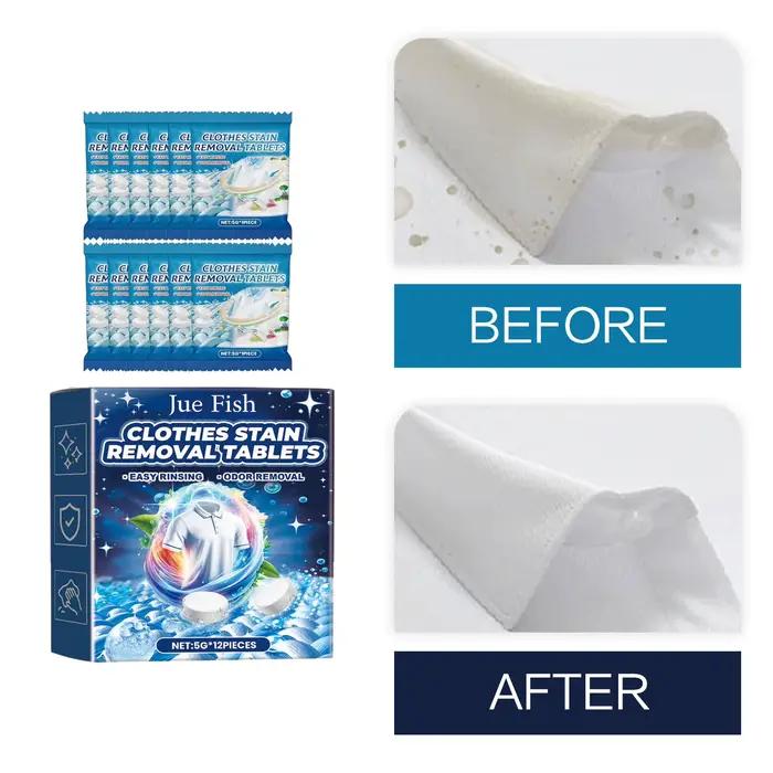 Tablette d'élimination des taches de tissu solution de blanchiment puissante pour vêtements livres jaunes occassions spéciales parfum lavande non parfumé