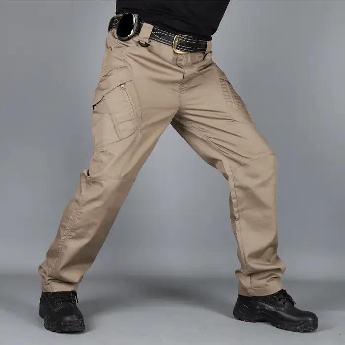 Pantalon tactique IX9 ville outdoor combat imperméable randonnée cargo homme pantalon polyvalent