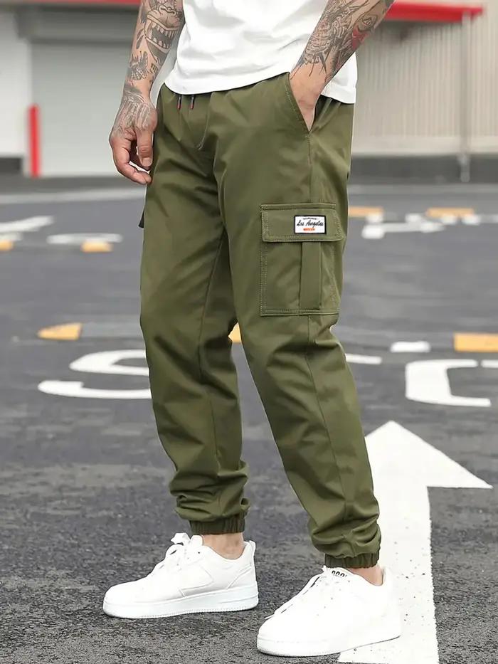 Pantalon Cargo Décontracté Homme Printemps