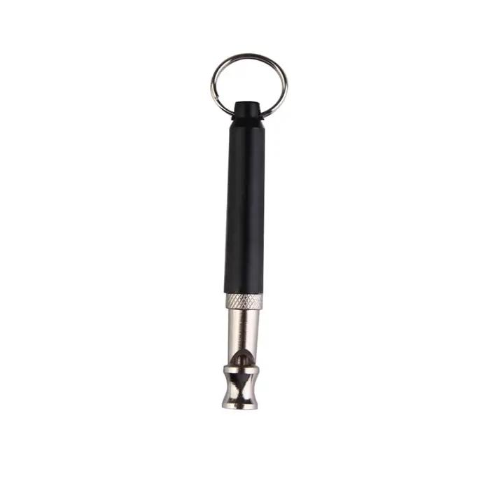 Sifflet d'entraînement ultra sonique pour animaux de compagnie, porte-clés portable, fournitures pou