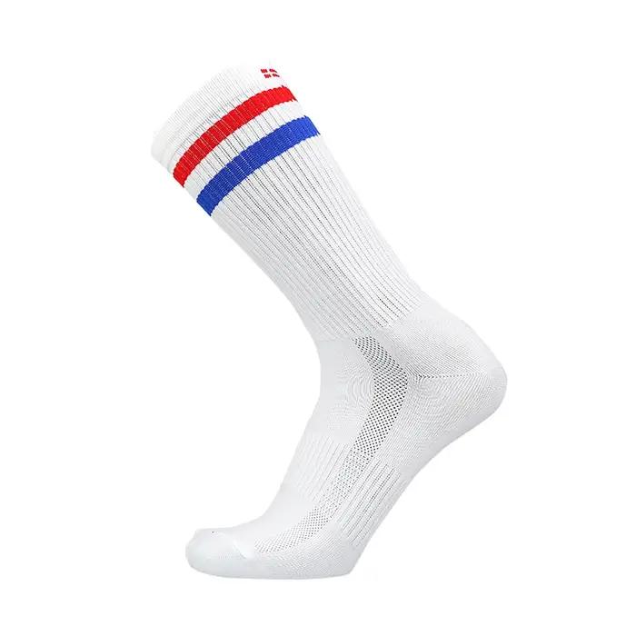 Chaussettes cyclisme rayées colorées homme femme pour vélo route chasse et sport outdoor