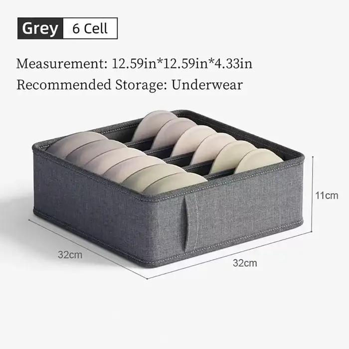 Placard sous-vêtements organisateur boîte de rangement tiroir tissu pliable armoire placard boîtes de rangement pour ranger chaussettes sous-vêtements cravates ceinture